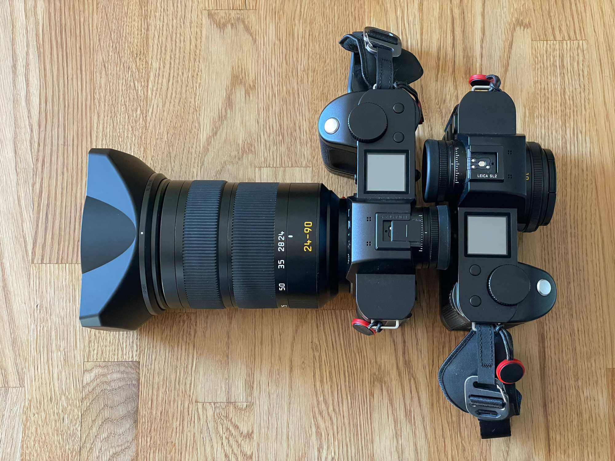 Leica SL2s + 24-90mm f/4 Vario-Elmarit-L and Leica SL2 + 18mm f/2.8 Elmarit-TL
