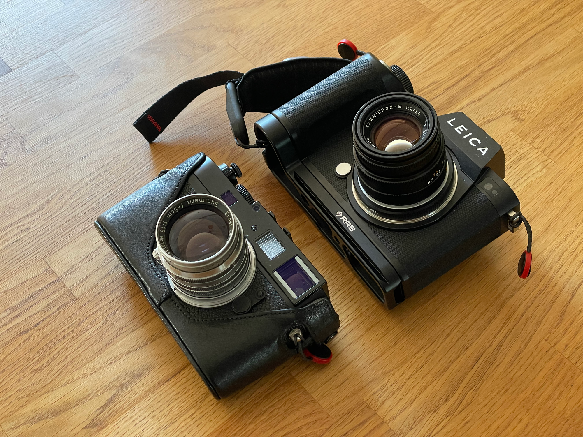 Leica SL2 + 50mm f/2 Summicron-M and Leica M9-P + 50mm f/1.5 Summarit